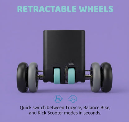 3-in-1 Kids Convertible Scooter