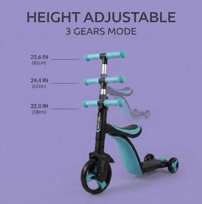 3-in-1 Kids Convertible Scooter